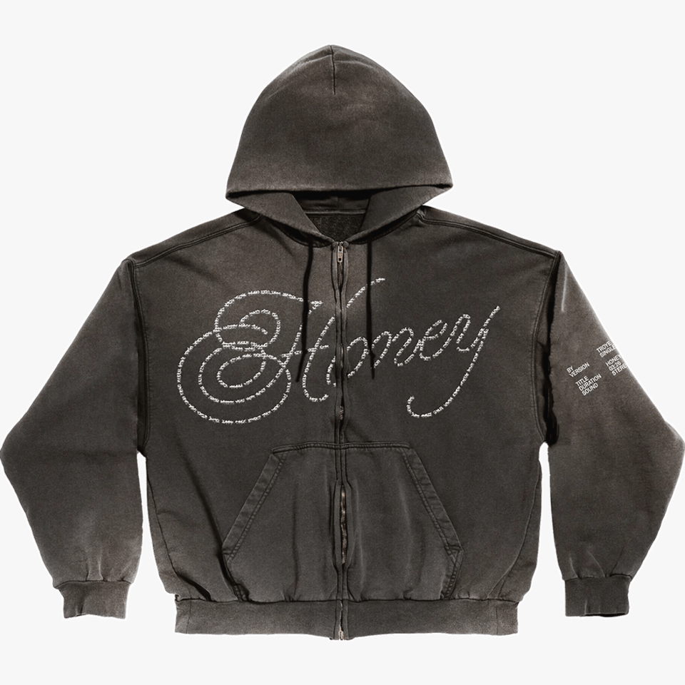 Sweat Tour Troye Sivan Merch Honey Zip Up Hoodie Fathers Day Gift From Daughter Gifts For Fans