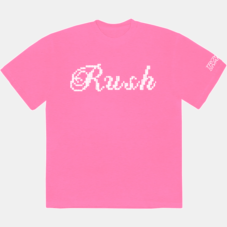 Sweat Tour Troye Sivan Merch Rush Pink T-Shirt Gifts For Wife Birthday Gifts For Best Friend