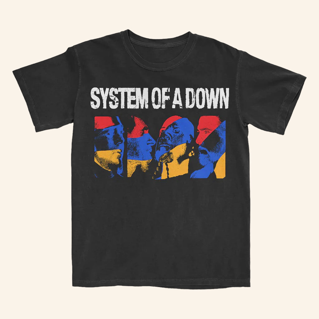 System Of A Down Merch Tour 2025 Photo Collage T-Shirt Presents For Boyfriend