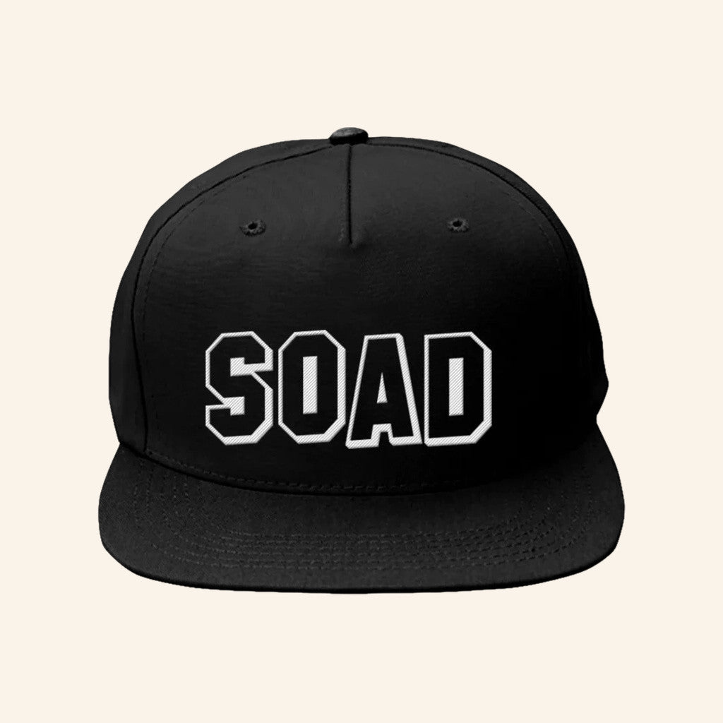 System Of A Down Merch Tour 2025 SOAD Hollywood Logo Embroidered Snapback Hat Dad Gifts