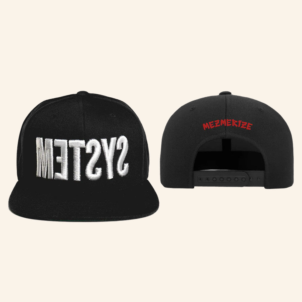 System Of A Down Merch Tour 2025 System Mezmerize Snapback Hat Embroidered Gift For Dad