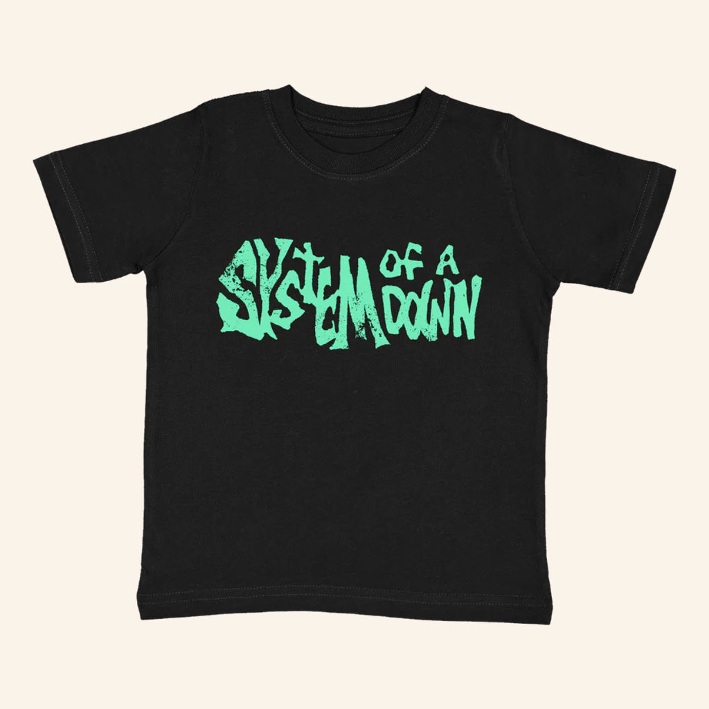 System Of A Down Merch Tour 2025 Turquoise Logo T-Shirt Gifts For Dudes