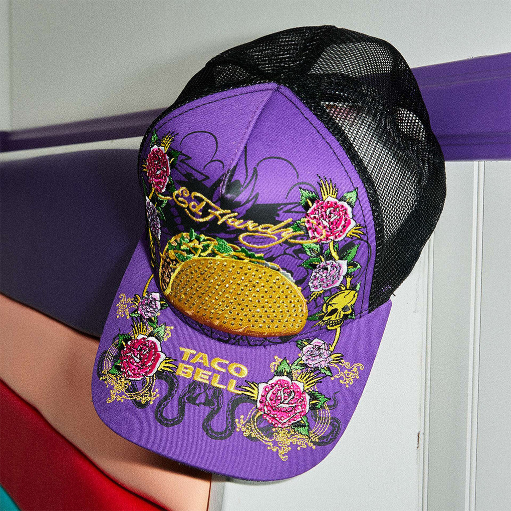 Taco Bell Ed Hardy Hat Printed Gift Ideas For Him Her