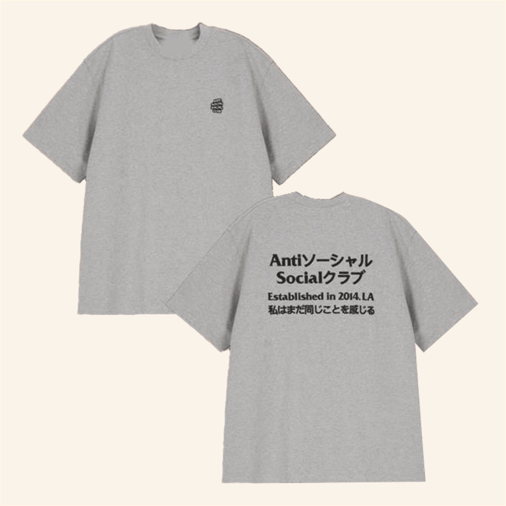 Taku T-Shirt Anti Social Social Club Merch Best Friend Birthday Gifts Christmas Presents