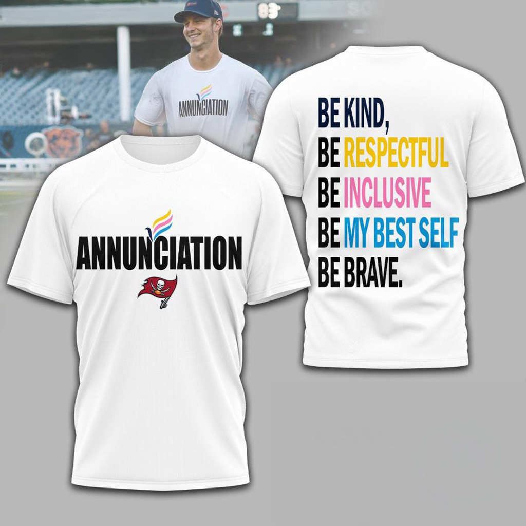 Tampa Bay Buccaneers NFL Annunciation 2025 Shirt Buccaneers Merch Gift For Football Fans