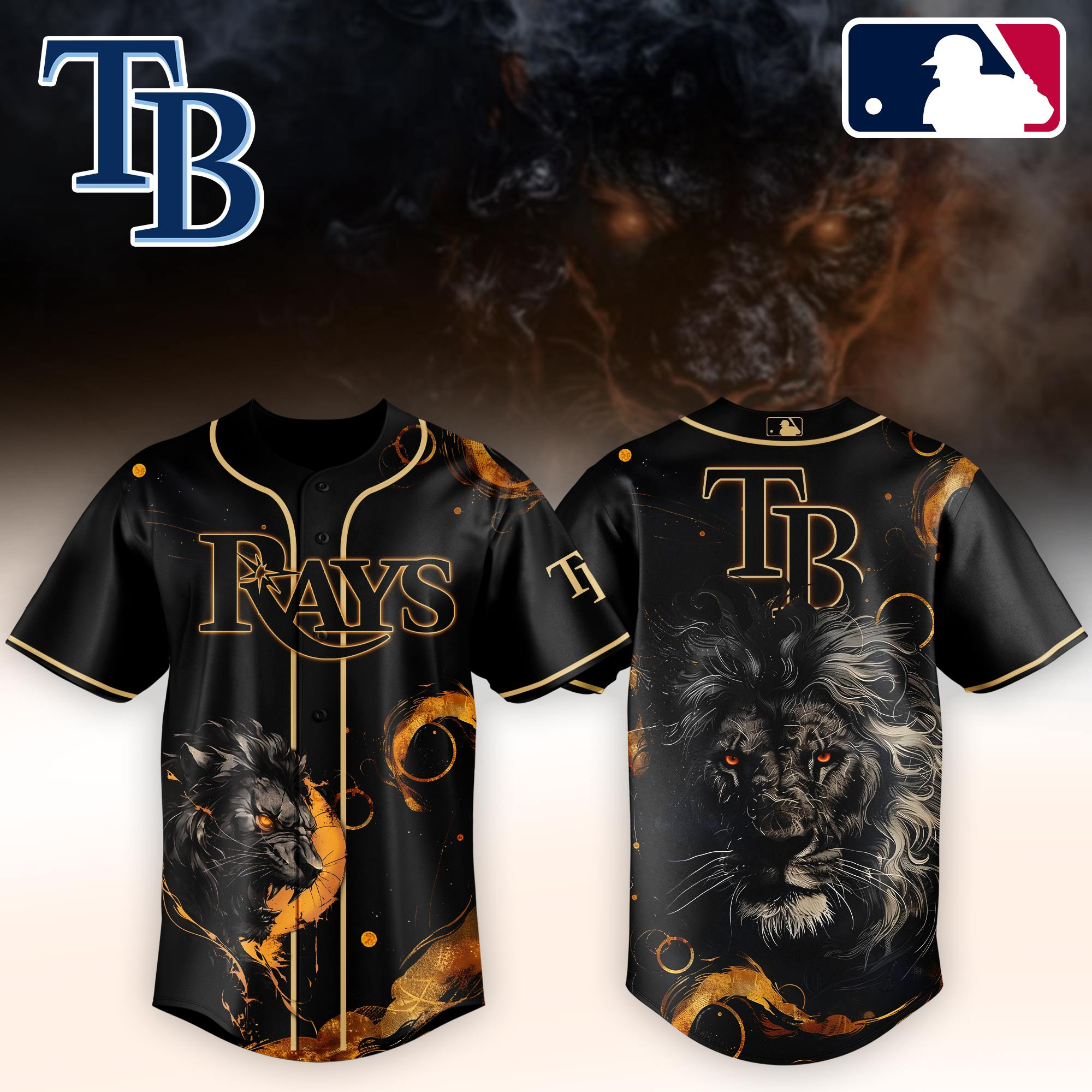 Tampa Bay Rays Mlb X Lion Baseball Jersey For Fans