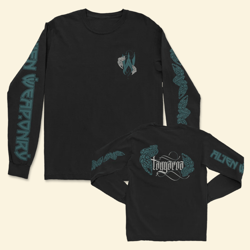 Tangaroa Eel Black Long Sleeve T-Shirt Alien Weaponry Merch Gifts For Dudes Gifts For Friends
