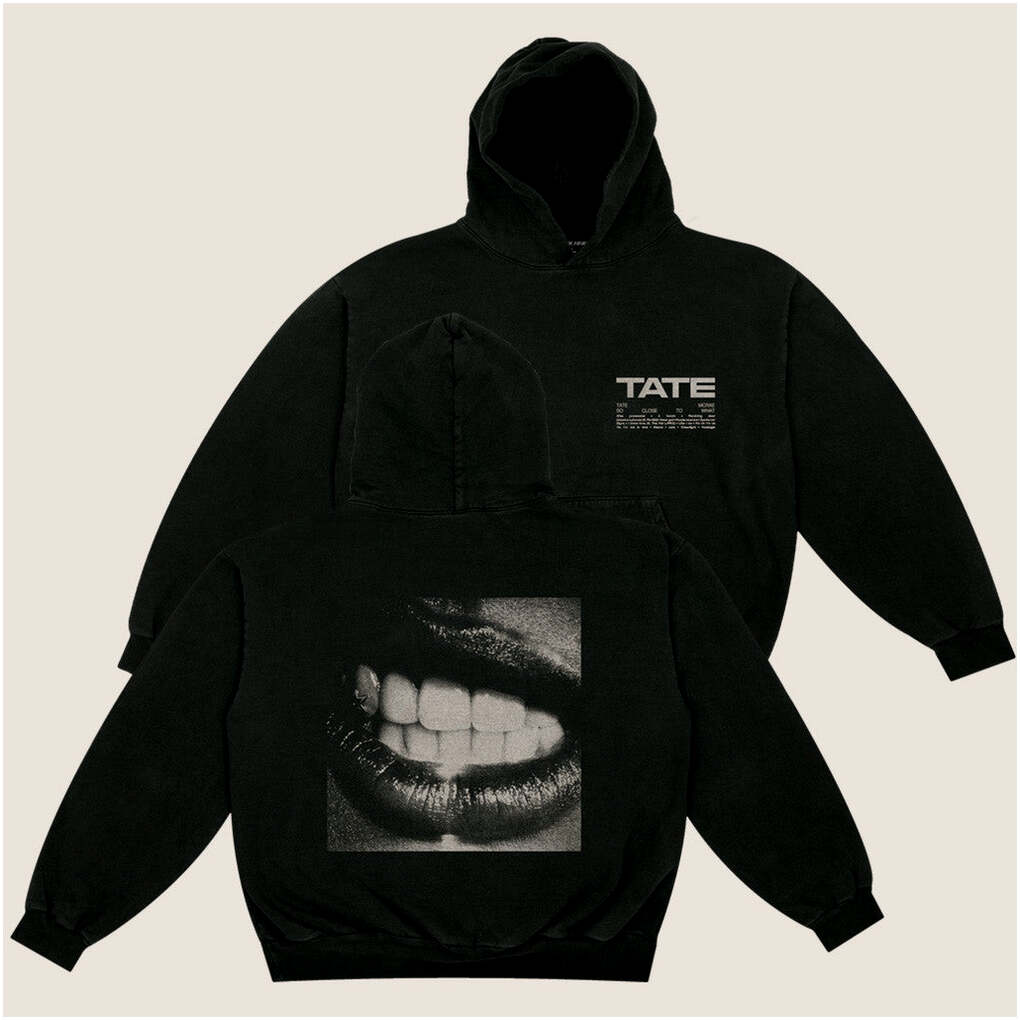Tate Mcrae Merch T8 Lips Hoodie Gifts For Friends Birthday Gifts For Her Christmas Presents