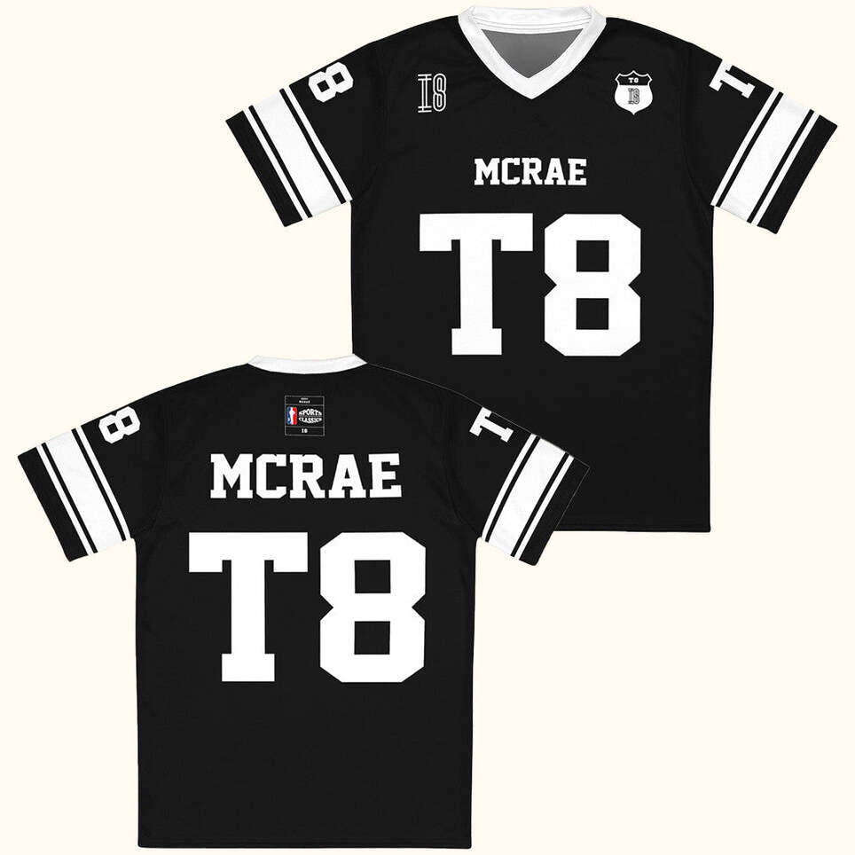 Tate Mcrae Merch Tate Mcrae Football Jersey Gifts For Best Friends Birthday Gifts For Brother