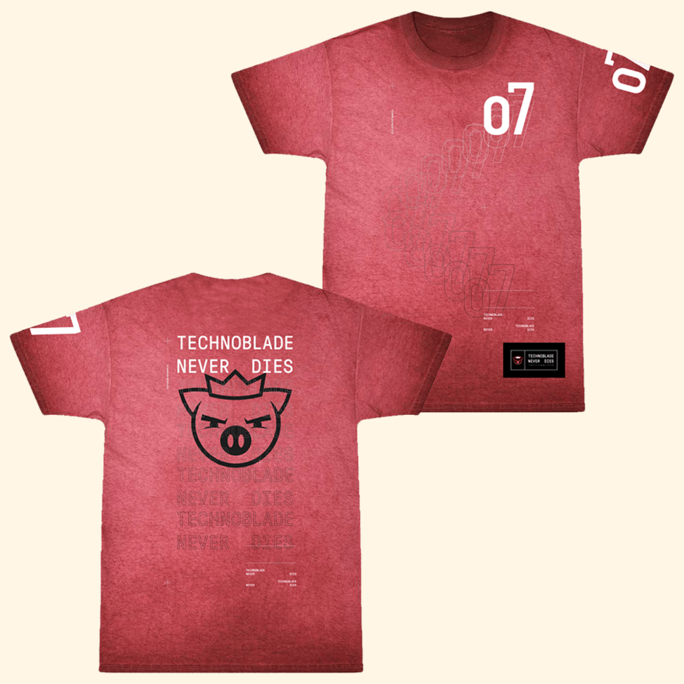 TB Salute T-Shirt Technoblade Merch Best Father's Day Gifts For Husband Gifts For Brother