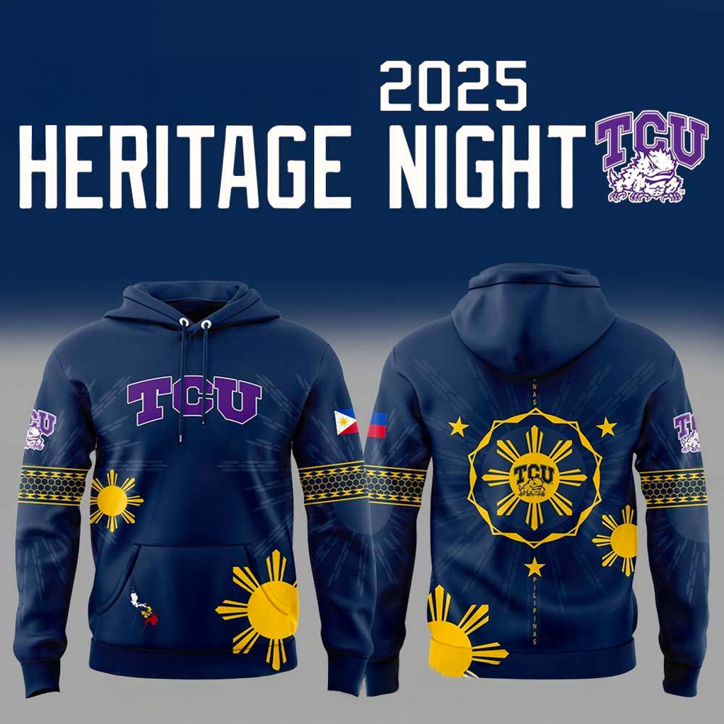 TCU Horned Frogs Filipino Heritage Night 2025 Hoodie Fan Merch Gifts For Boyfriend