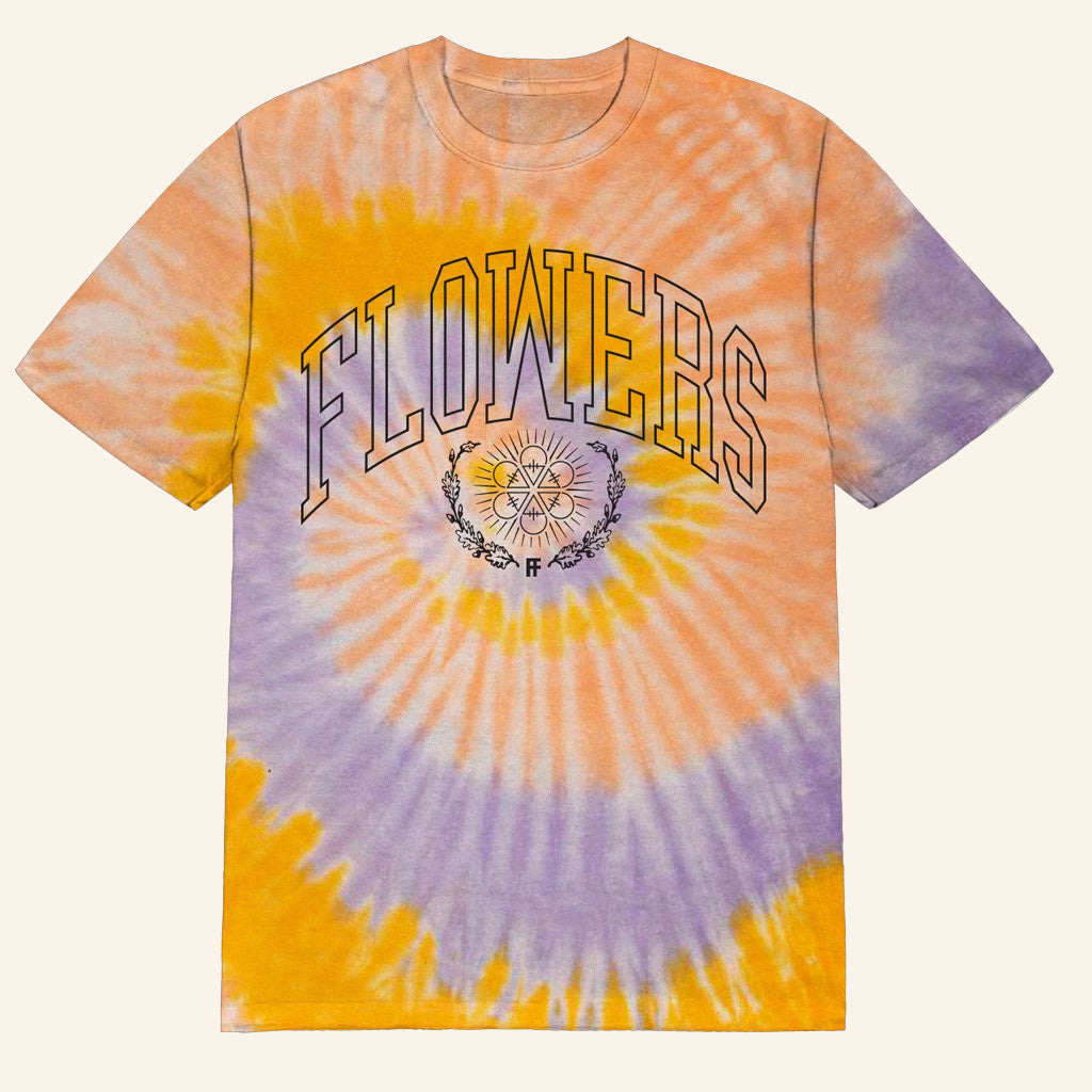 TDWP Band Merch Store Flowers Tie Dye T-Shirt Gifts For Wife