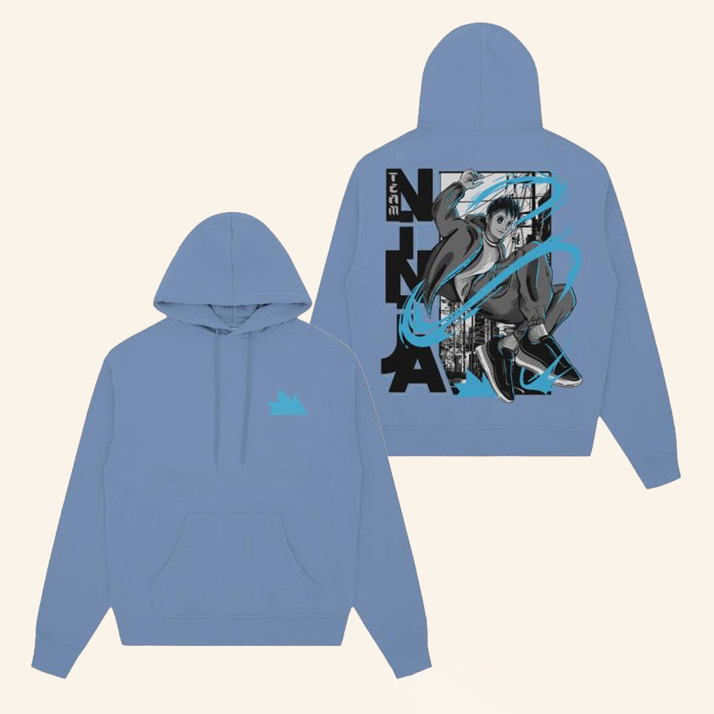 Team Ninja Merch Anime 25 Blue Hoodie Birthday Gift Ideas For Friends