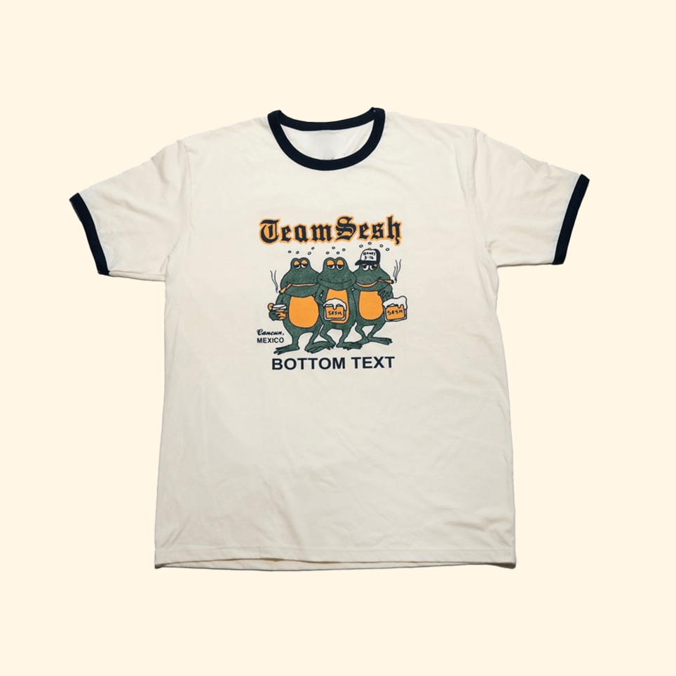 TeamSESH Mexico Bottom Text Frog T-Shirt Team Sesh Merch Mother's Day Birthday Gift Ideas