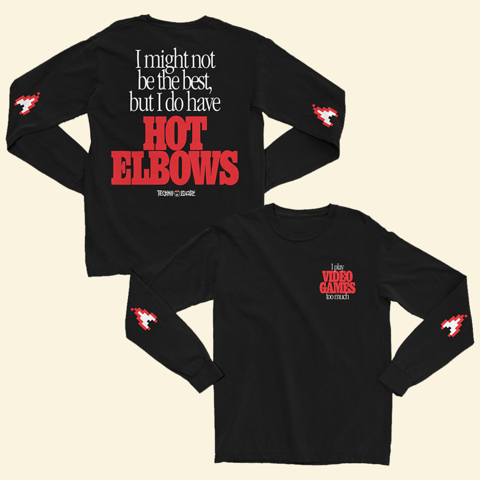 Technoblade Hot Elbows Long Sleeve Shirt Technoblade Merch Mother Day Special Birthday Gifts