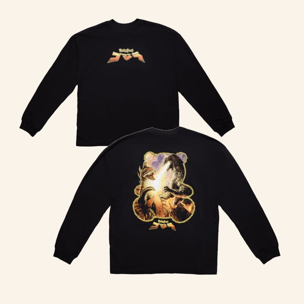 Teddy Fresh Merch Godzilla Kaiju Inferno Long Sleeve Shirt Present For Him