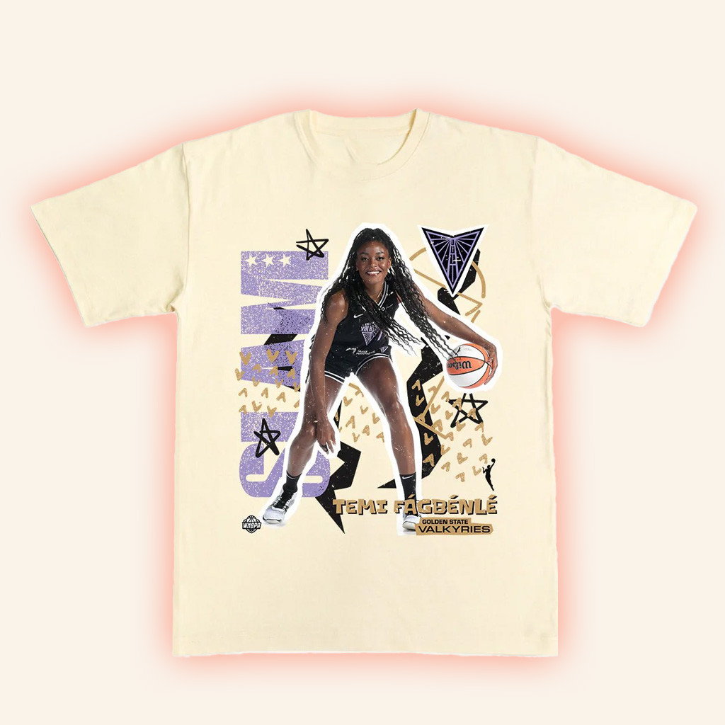 Temi Fagbenle Golden State Valkyries T-Shirt SLAM Merch Gifts For Basketball Fans