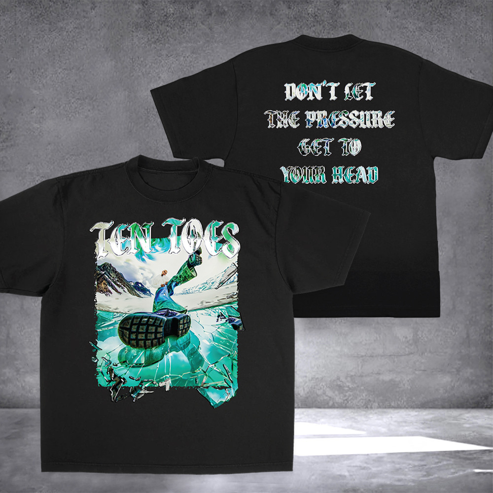 Ten Toes Black T-Shirt Unique Gifts For Music Lovers