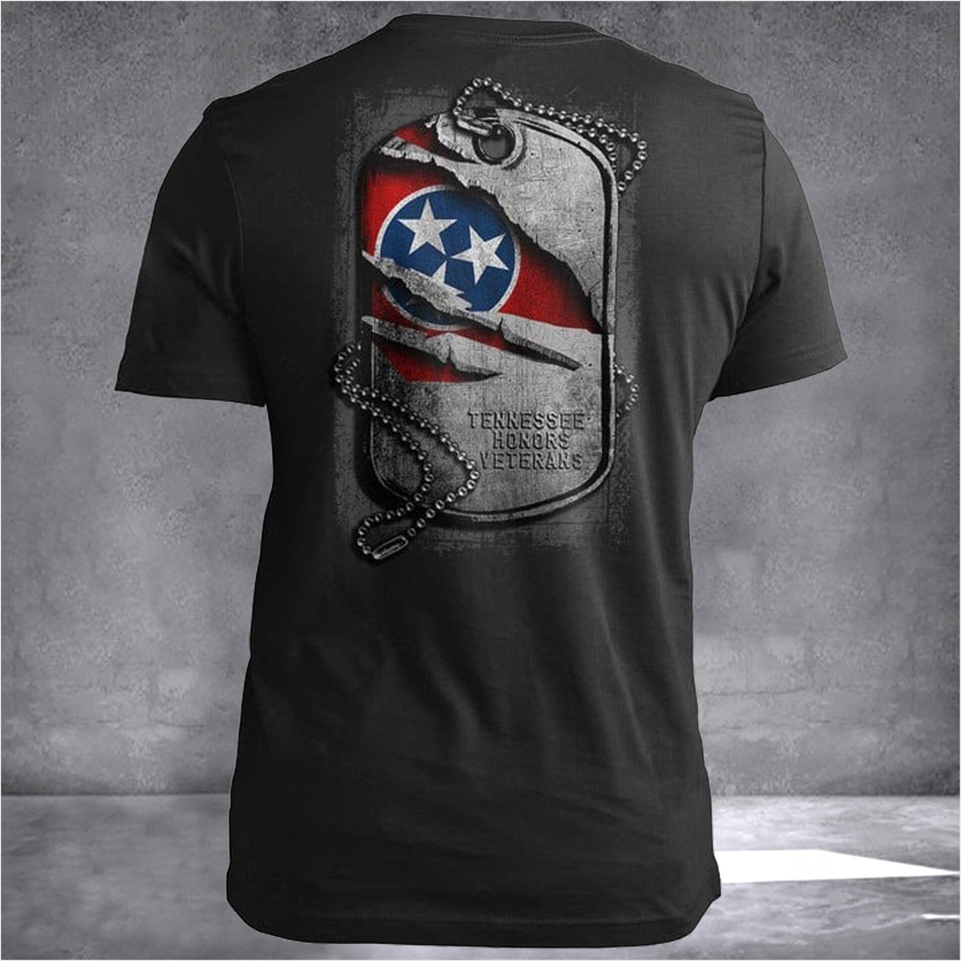 Tennessee Honors Veterans Tennessee T-Shirt Men's Patriotic Apparel Gifts For Veterans Dad