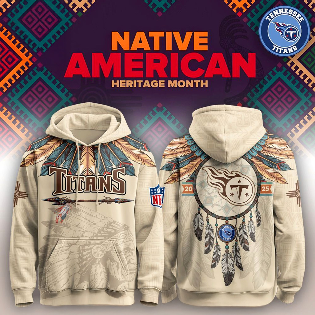 Tennessee Titans Native American Heritage Month Hoodie Tennessee Titans Merch Gift For Him