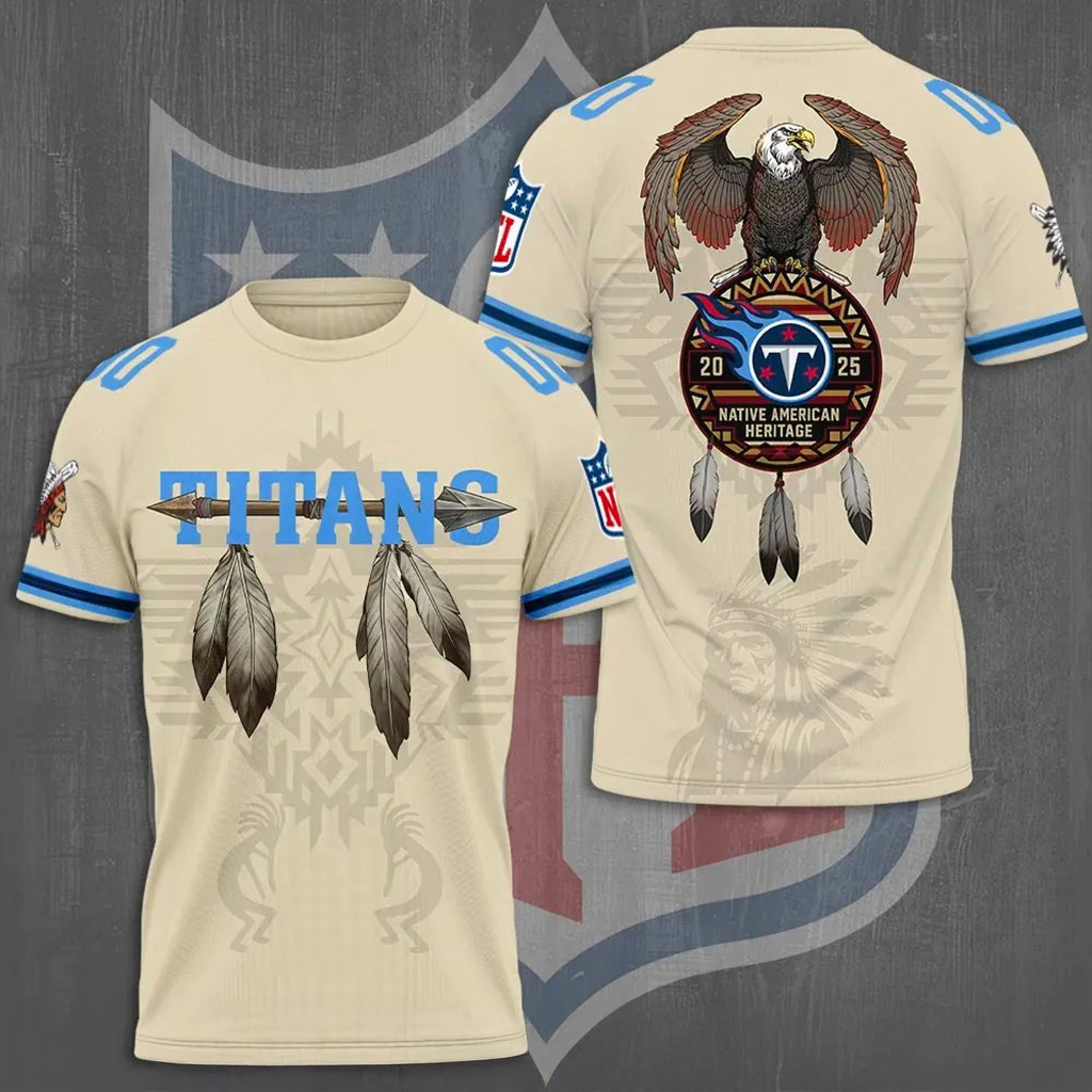 Tennessee Titans X Native American Heritage Shirt Titans Merch Gift For Football Fans