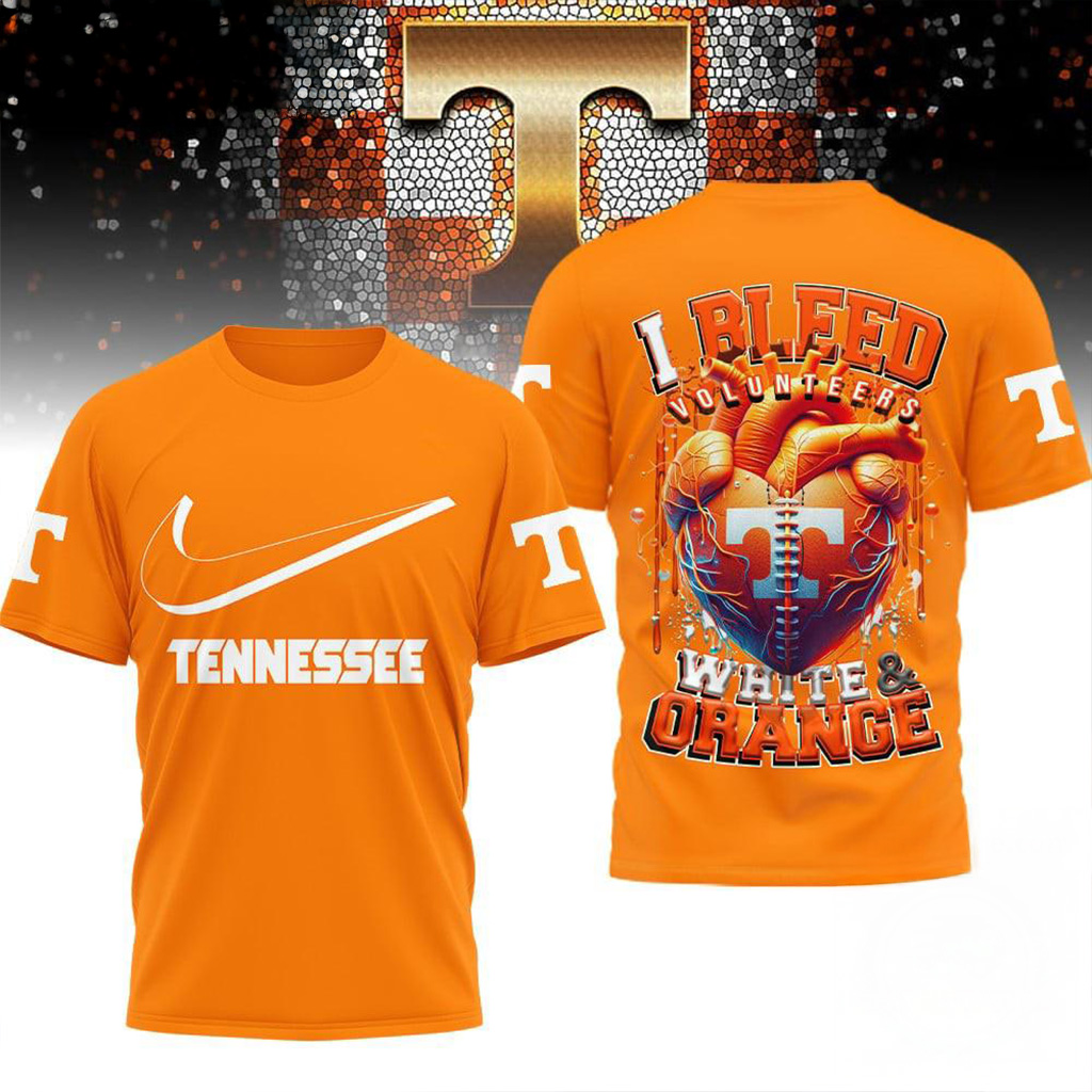 Tennessee Volunteers 2025 NCAA I Bleed Shirt Tennessee Volunteers Merch Gift For Fans