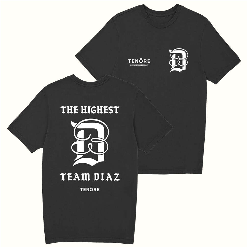 Tenore Merch Tenōre X Nate Diaz T-Shirt Gifts For Dudes Birthday Gifts For BFF