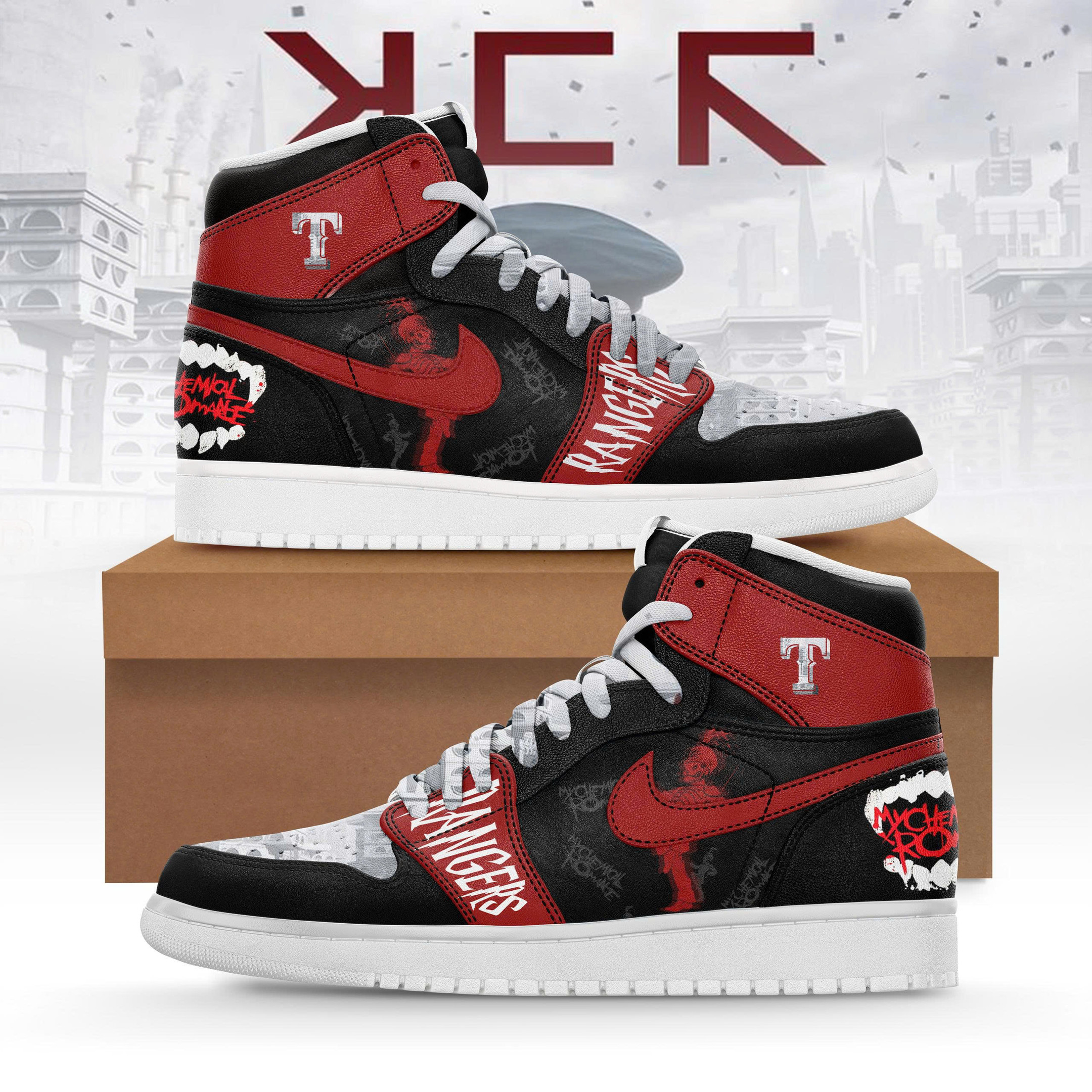 Texas Rangers X Harry Potter Aj1 Sneaker Collection Hogwarts Castle Best Harry Fans Merch