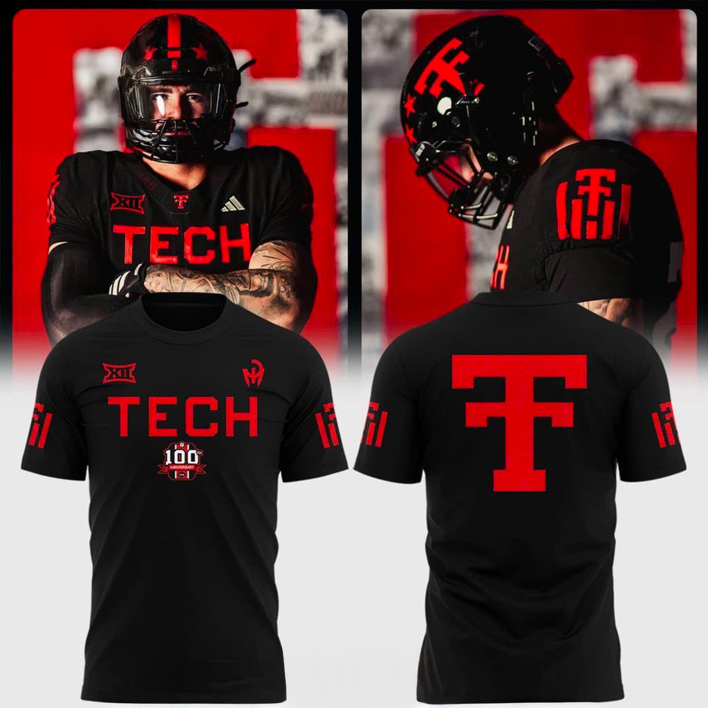 Texas Tech Red Raiders 100Th Anniversary Throwbacks T-Shirt Texas Tech Red Raiders Merch