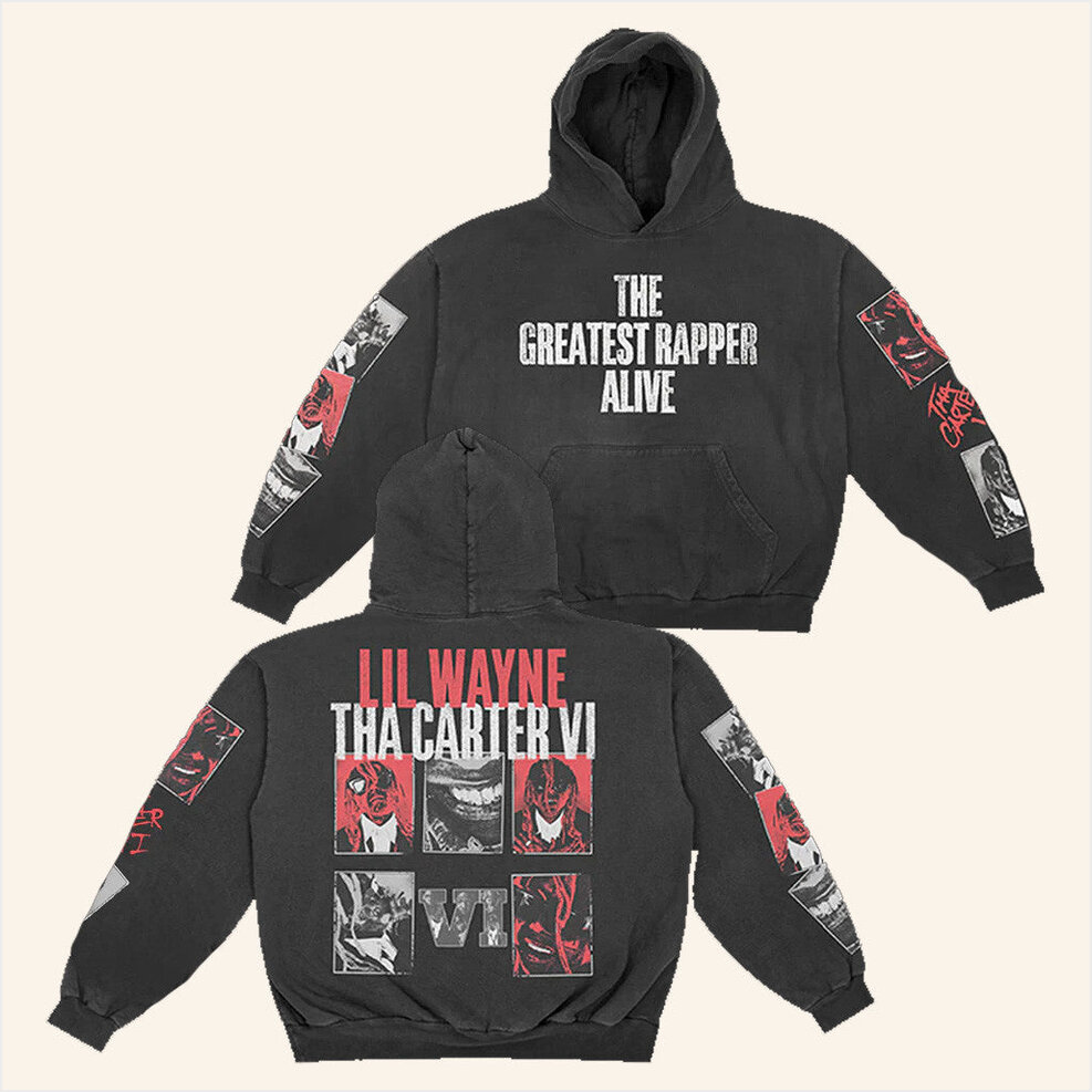 Tgra Iconic Hoodie Lil Wayne Merch Birthday Gifts For Music Fans Gifts For BFF