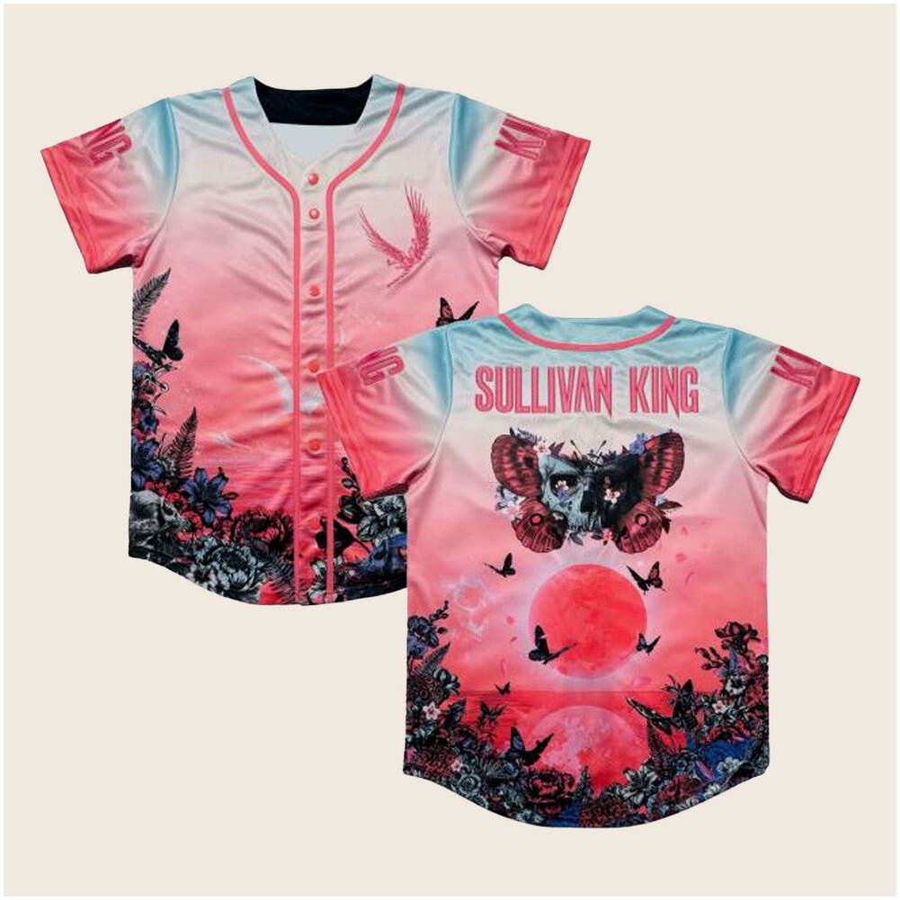 Thank You For Raging Apparel Merch Sullivan King 2025 Celestial Sunrise Baseball Jersey