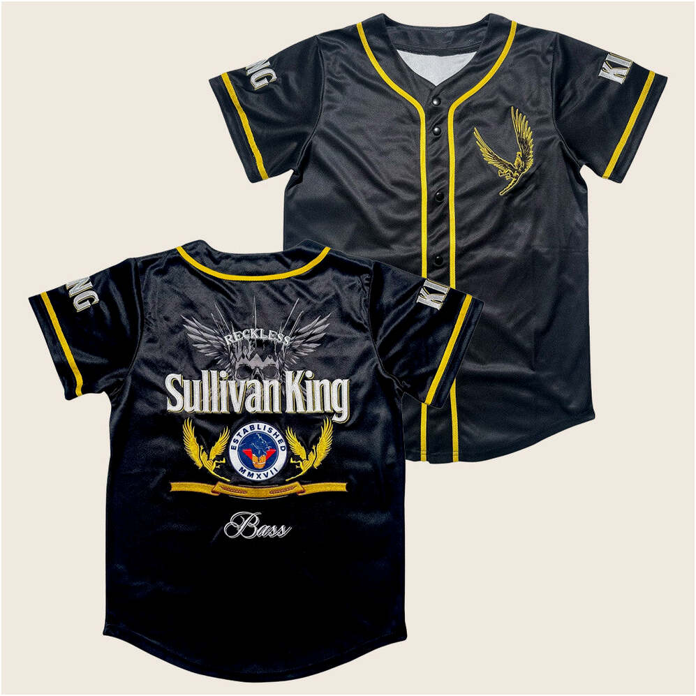 Thank You For Raging Apparel Merch Sullivan King It’s Reckless Time Baseball Jersey