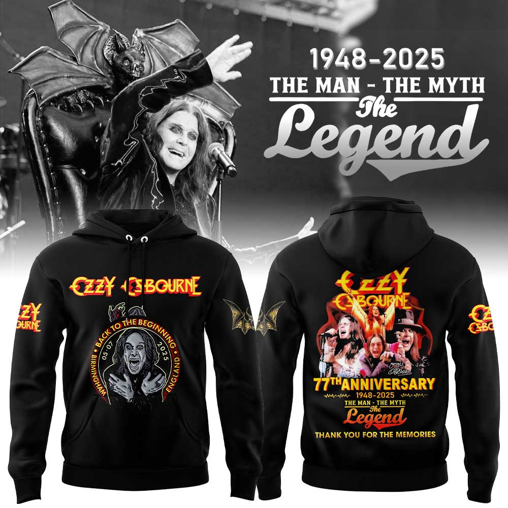 Thank You For The Memories Ozzy Osbourne Collection Hoodie Fans Gift Ideas