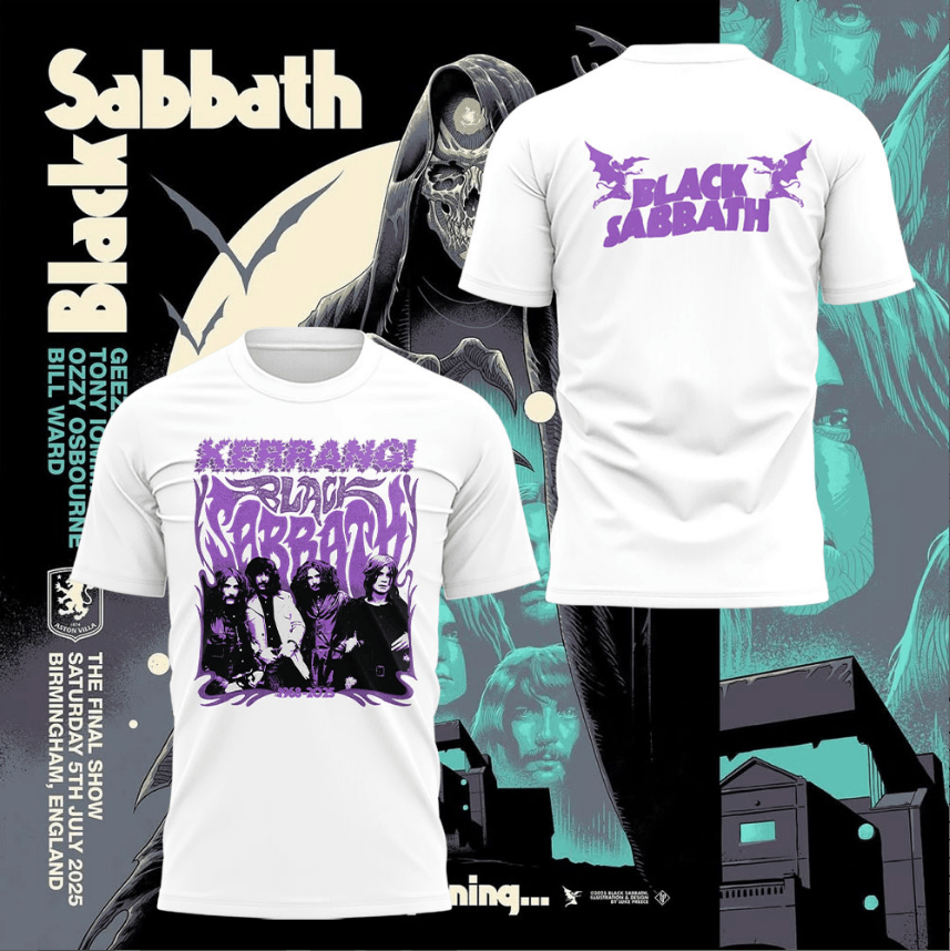 Thank You For The Memories Ozzy Osbourne White Shirt RIP Ozzy Osbourne Gifts