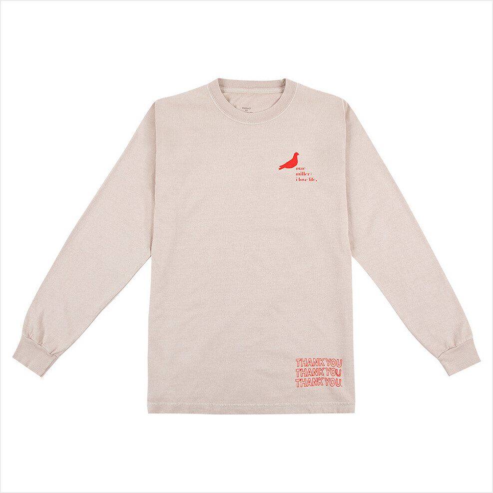 Thank You Long Sleeve Shirt Mac Miller Merch Birthday Gift Ideas Christmas Presents