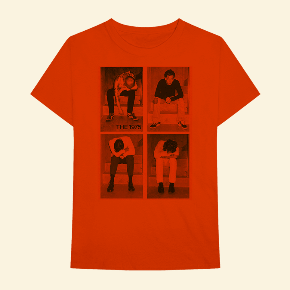 The 1975 Red Photo T-Shirt The 1975 Merch Birthday Gifts For Pop Band Fans Country Boy Gift