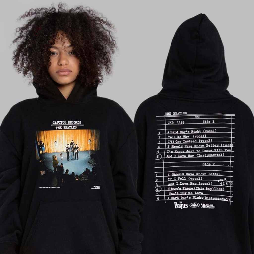 The Beatles x Online Ceramics Master Tape Hoodie Fan Merch Birthday Gifts For Music Lovers