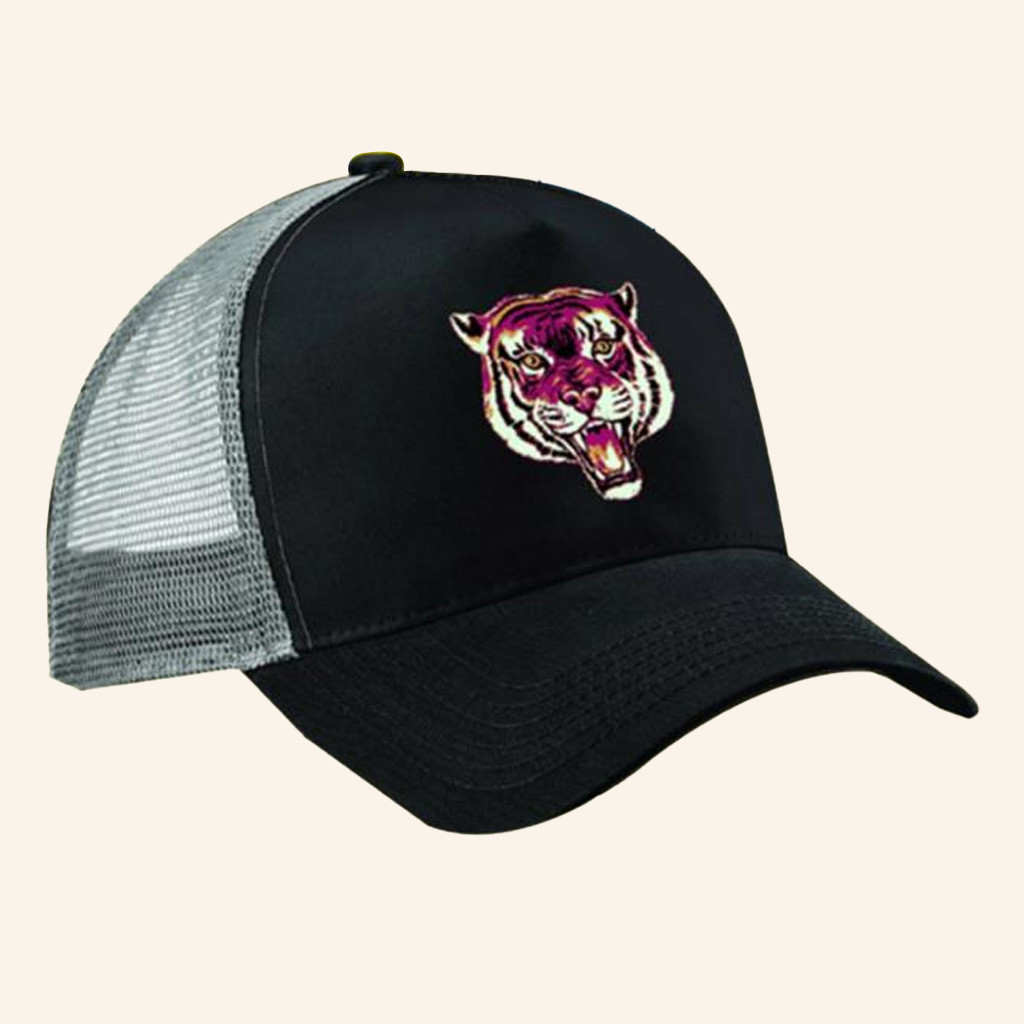The Beta Band Merch Beta Band Tiger Trucker Hat Gifts For Father