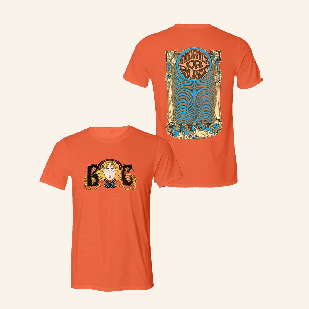 The Black Crowes Merch Amorica Or Bust Orange T-Shirt Gifts For Dudes