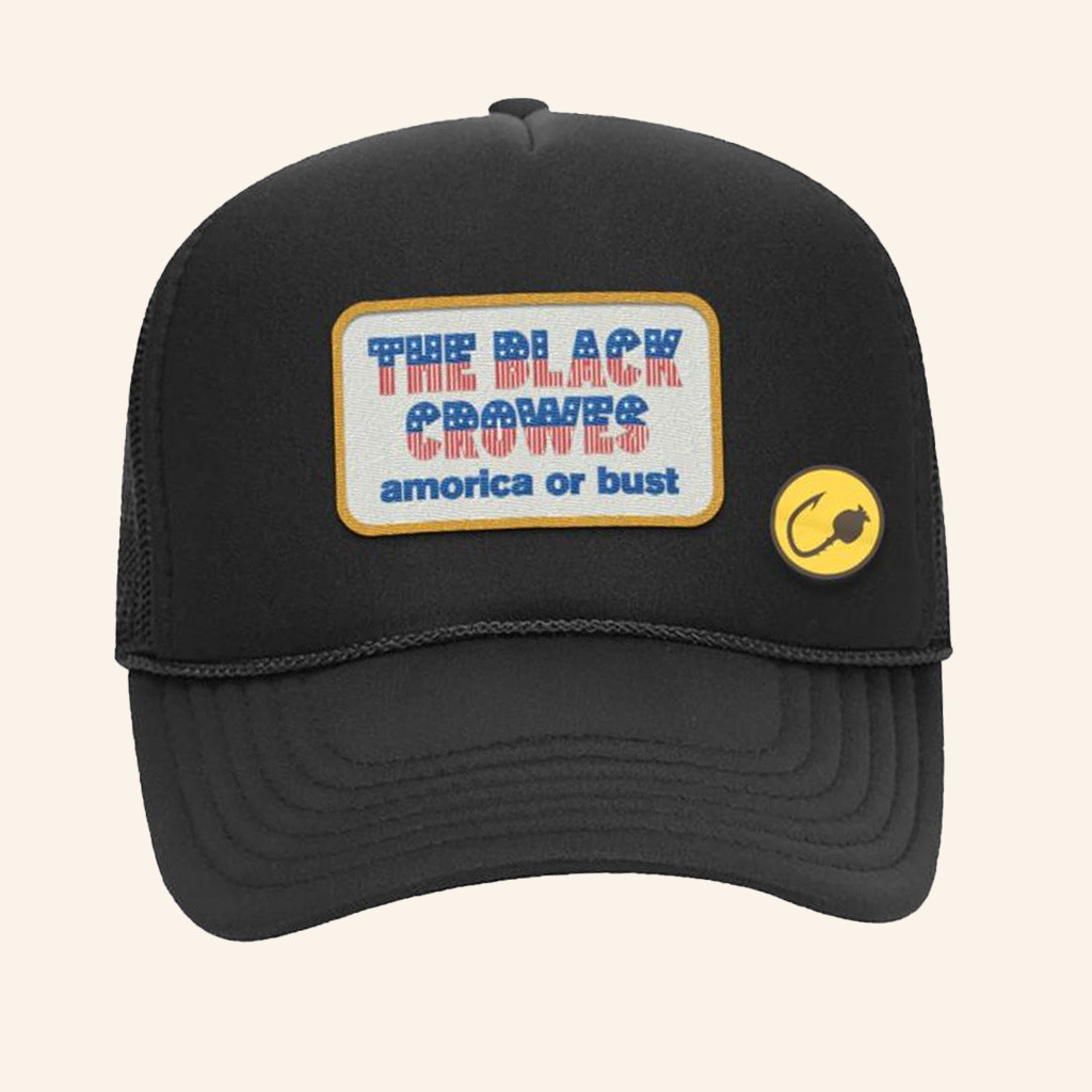 The Black Crowes Merch Amorica Or Bust Trucker Hat Gifts For Brother