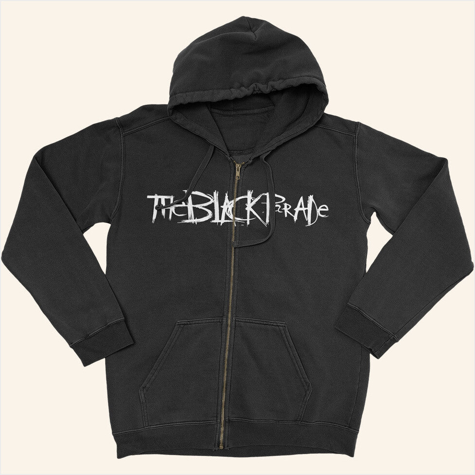 The Black Parade Zip Hoodie My Chemical Romance Tour Merch Birthday Gifts For Best Friend