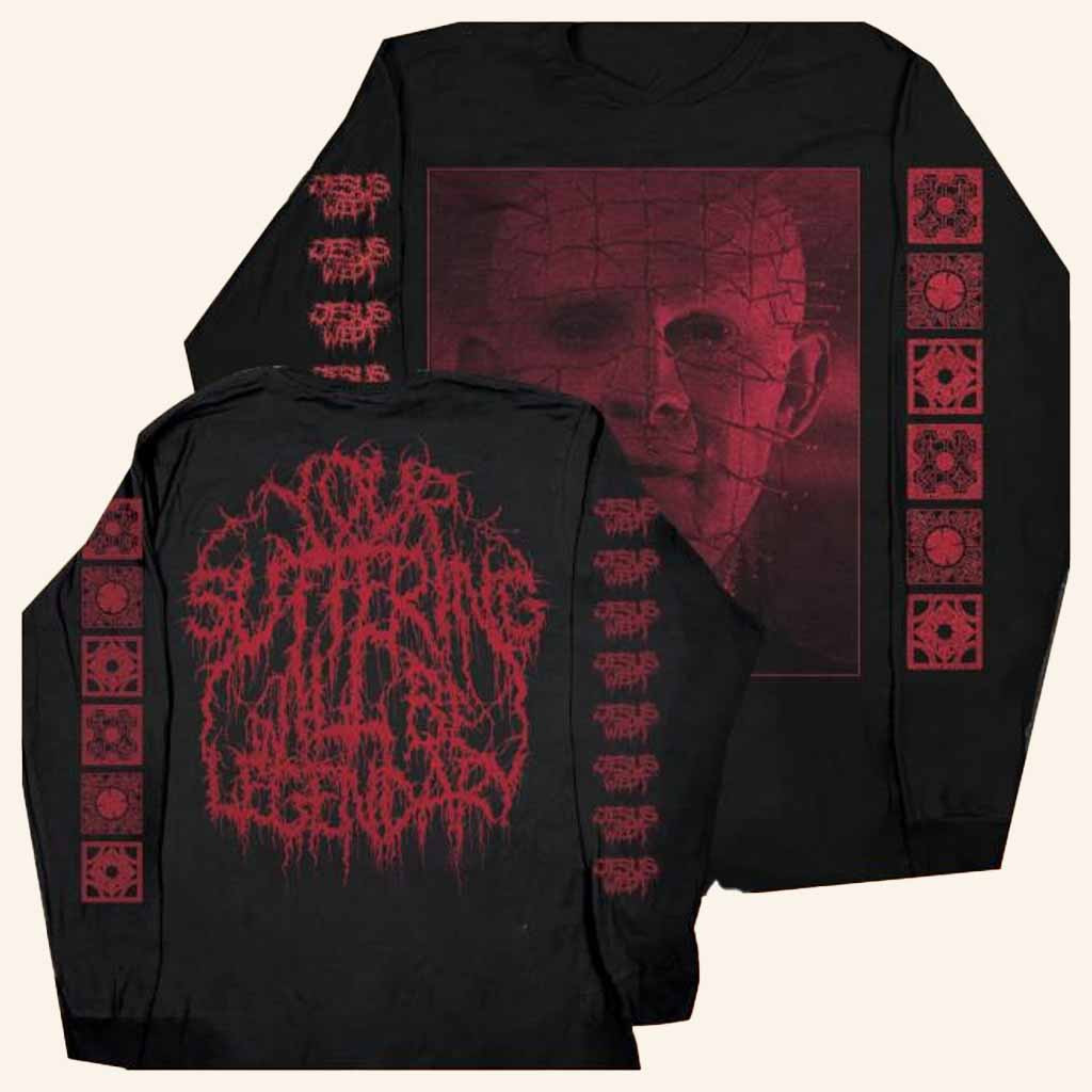 The Cult Of Cult Merch Hellraiser Pinhead Long Sleeve T-Shirt Christmas Gifts For Father