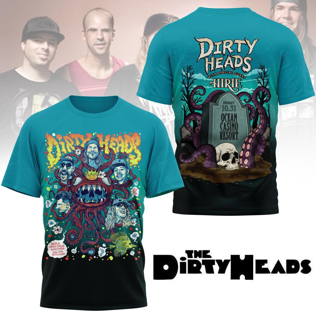 The Dirty Heads With Special Guest Hirie Shirt Fan Merch Present For Husband