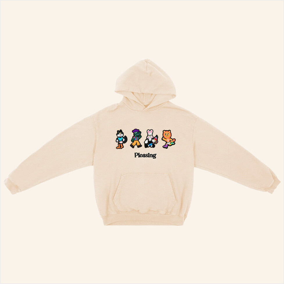 The Fancy Friends Character Natural Hoodie Harry Styles Pleasing Merch Best Friend Gifts