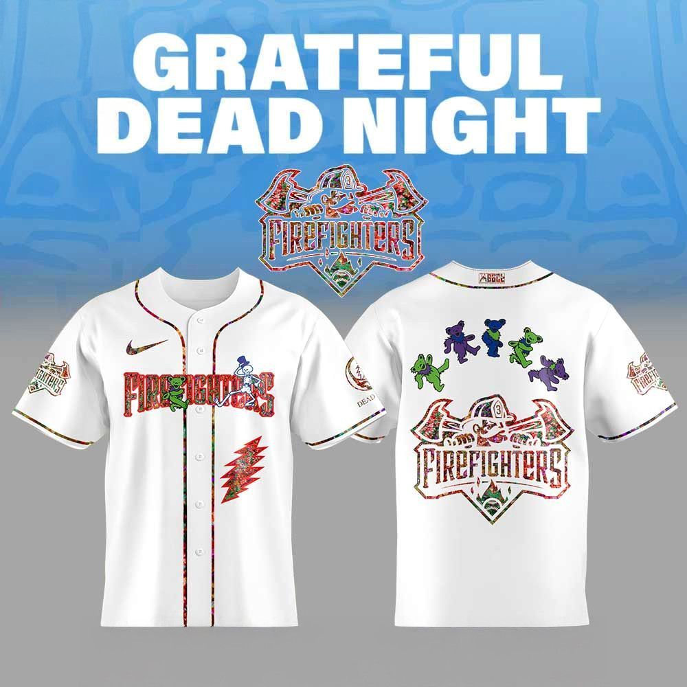 The Firefighters Grateful Dead Night Jersey Fan Merch Gifts For Husband