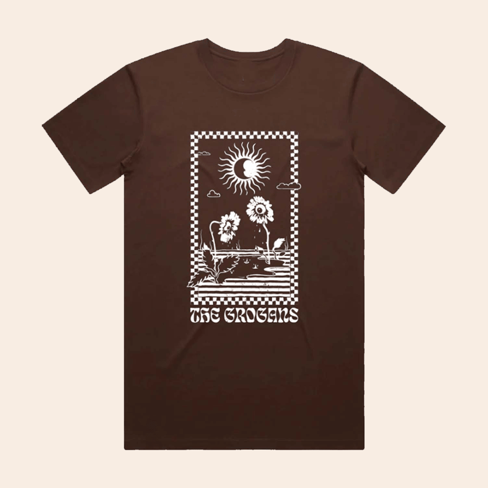 The Grogans Flower T-Shirt 24hundred Merch Simple Father's Day Gift Ideas Birthday Gift Ideas