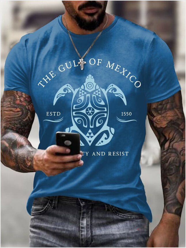 The Gulf Of Mexico Stay Salty And Resist Turtle T-Shirt F Trump Political T-Shirt