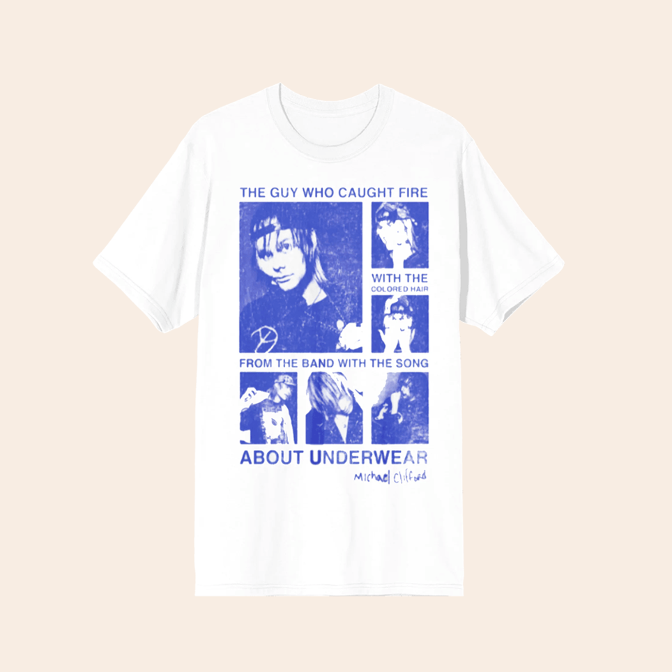 The Guy Who Caught Fire Portrait T-Shirt Michael Clifford Official Merch Gifts For Fans