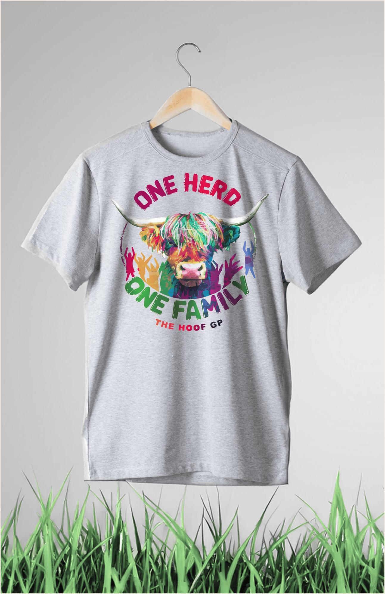 The Hoof GP Highland Cow T-Shirt Hoof GP Merch Father's Day Special Birthday Gifts For Dad