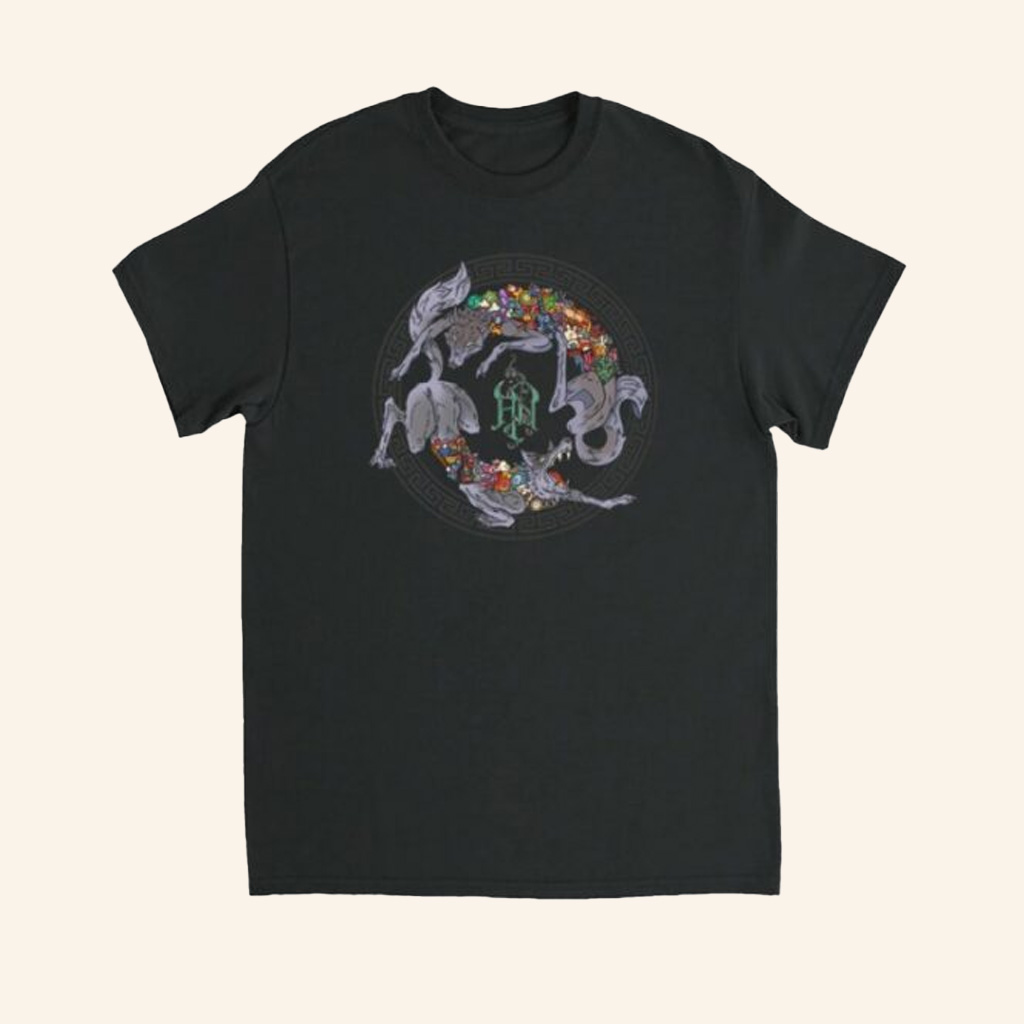 The Hu Merch Wolf Circle Emblem Shirt  Gifts For Boyfriend